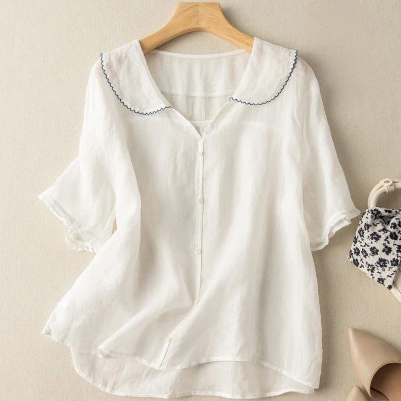 Darian - Women's Lightweight Linen Shirt