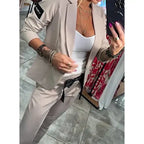 Rosindra - Two-piece set with flowing jacket and comfortable jogging pants