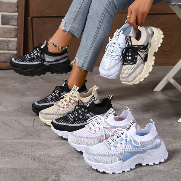 Annelien - Comfortable Knitted Sneakers