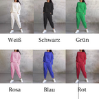 Ophélie - Long Sleeves with Round Neck &amp; Pants 2 Piece Set