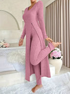 Helanise - Elegant Two Piece Channeled Set