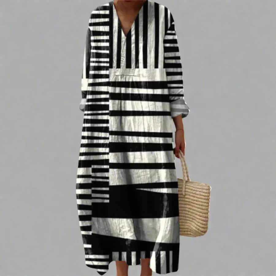 Galatea - Elegant Geometric Dress with a Modern and Unique Design