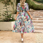 Téa - Elegant V-Neck Dress