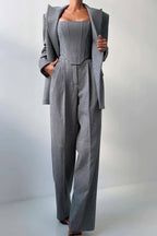 Renata - 3-piece suit with double-breasted blazer