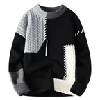 Jacqui - Modern and Comfortable Patchwork Sweater