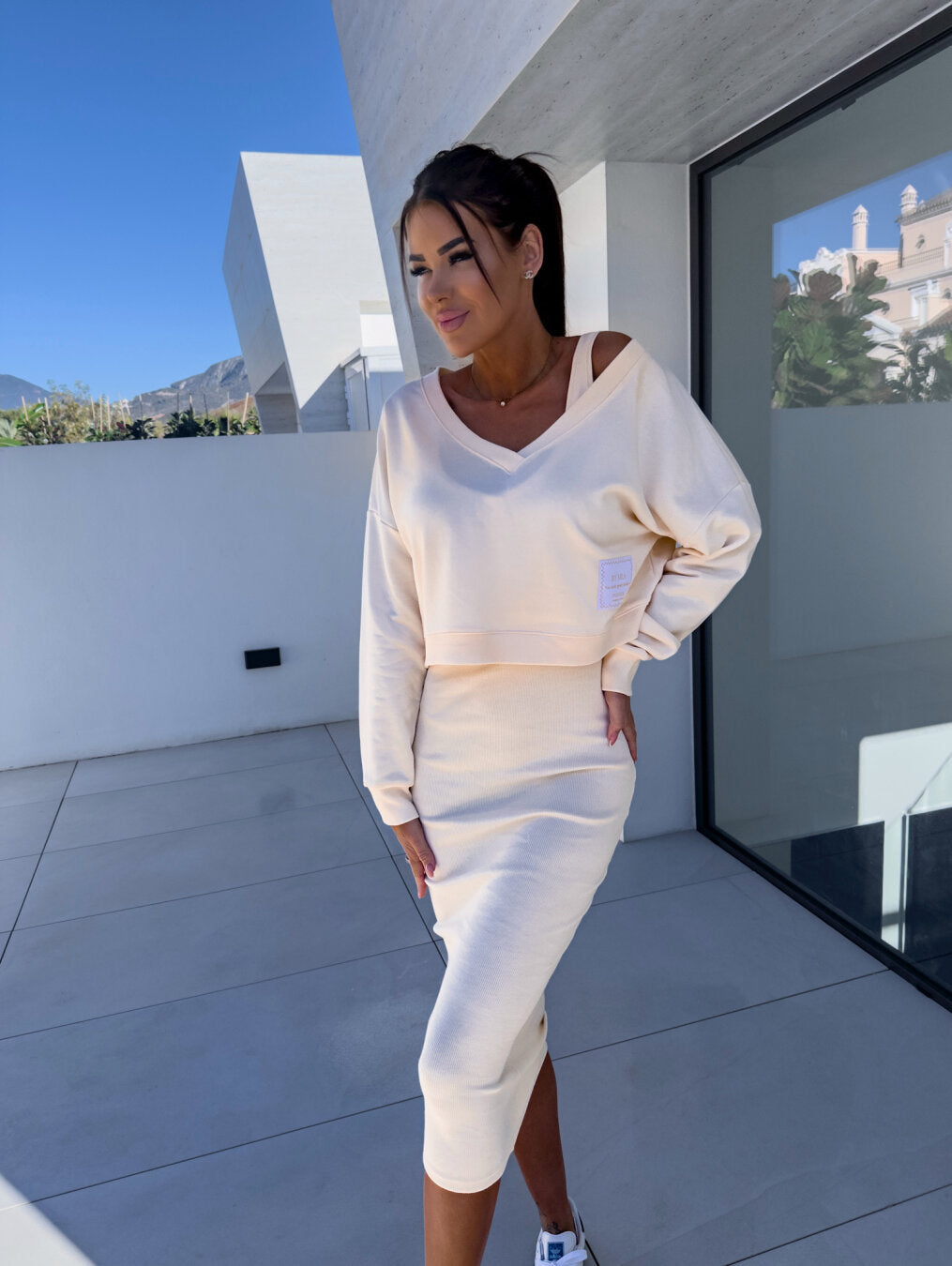 Alexis - Casual Sweatshirt Dress Set