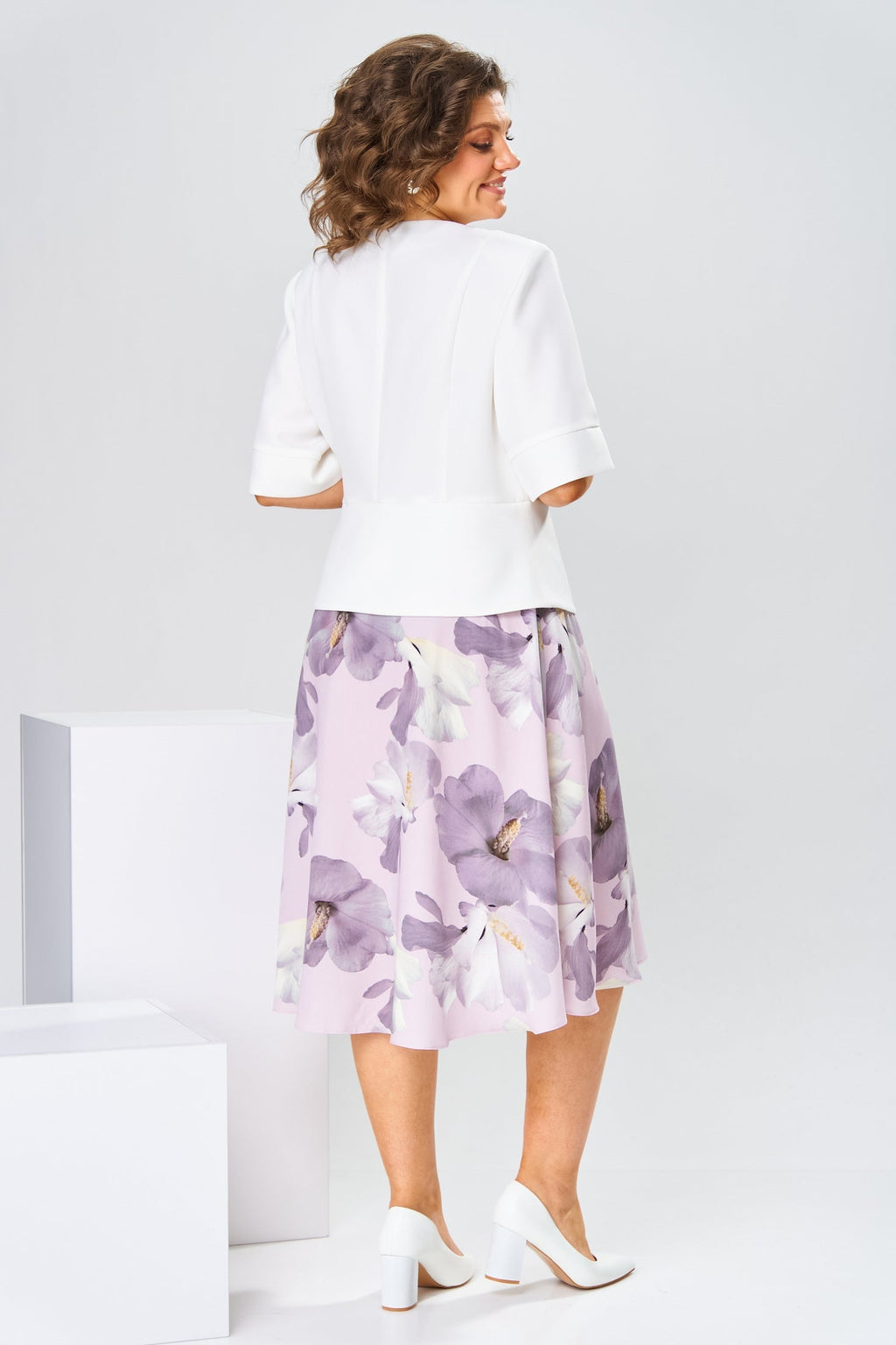 Adelisa - High Quality Cotton and Silk Dress for Natural Elegance