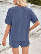 Pherina - Comfortable Corduroy Loungewear Set