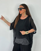 Aurélie - Chic Two-Piece Summer Set - Flowing Elegance and Lightweight Comfort