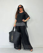 Aurélie - Chic Two-Piece Summer Set - Flowing Elegance and Lightweight Comfort