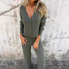 Ilse - Women's Elegant Cardigan &amp; Pants Set