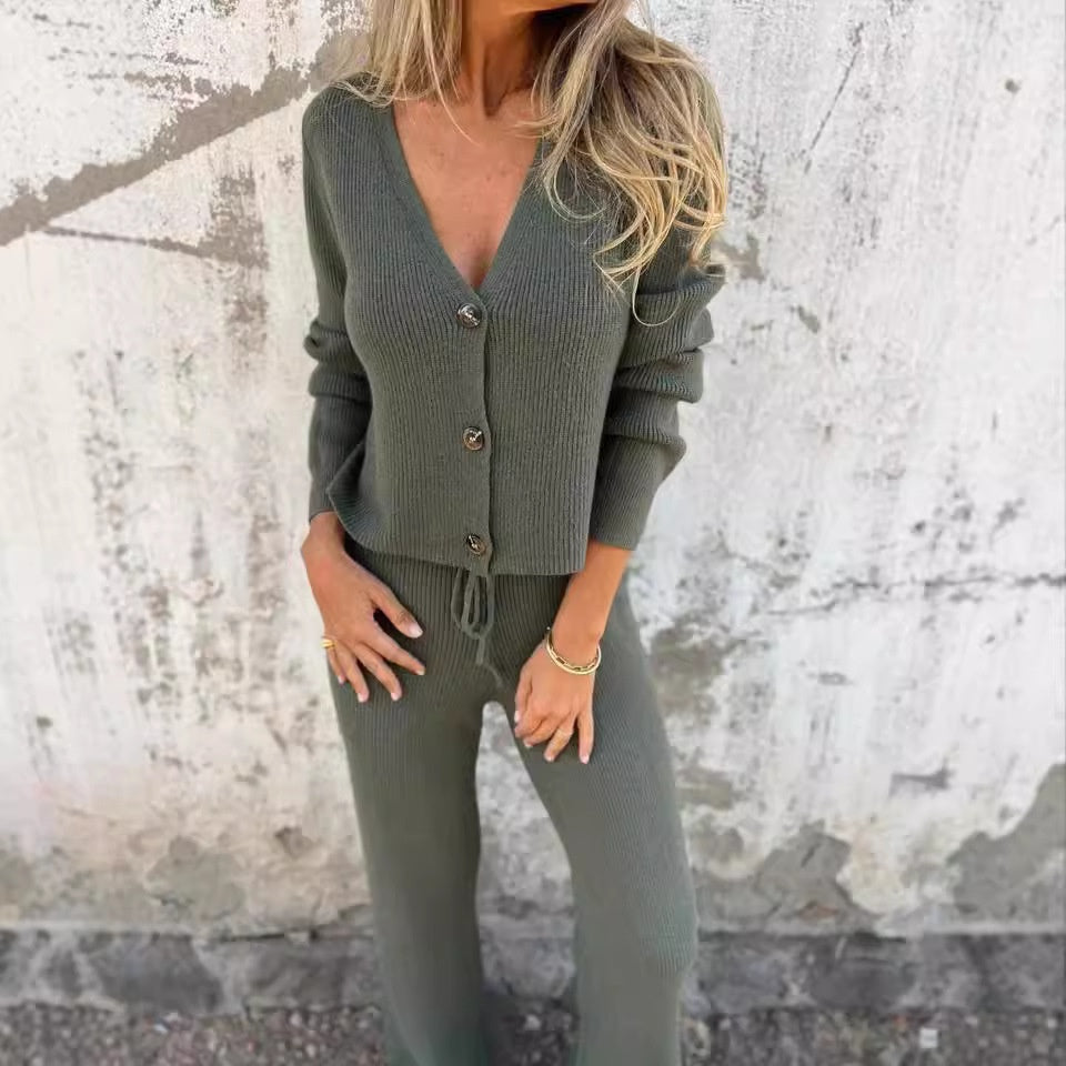 Ilse - Women's Elegant Cardigan &amp; Pants Set