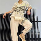 Audrey - Women's 2 Piece Leopard Sports Set