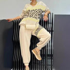 Audrey - Women's 2 Piece Leopard Sports Set