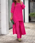 Clarisse - Women's Casual Linen Set