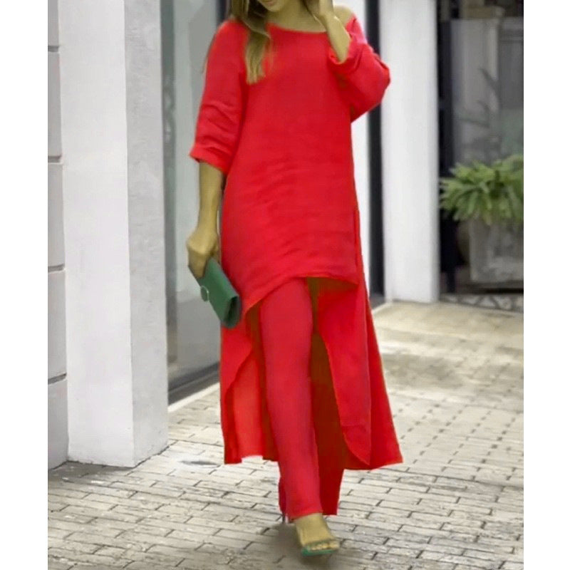 Clarisse - Women's Casual Linen Set