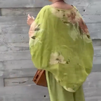 Régine - 2 Piece Loose Printed Chiffon Set