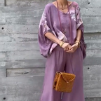 Régine - 2 Piece Loose Printed Chiffon Set