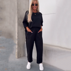 Ilina - Two Piece Set Short Sleeve Top and Pants